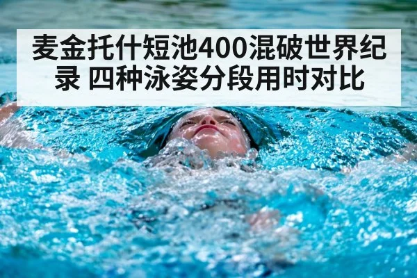 麦金托什短池400混破世界纪录 四种泳姿分段用时对比